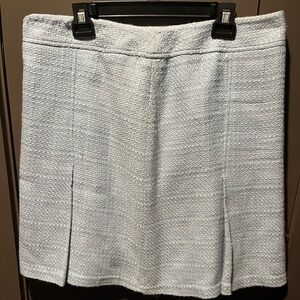 Oscar de la Renta Light Blue A-Line Skirt Size 14 Excellent Condition
